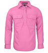 RM300CF-Ladies Pilbara Closed Front L/S Shirts