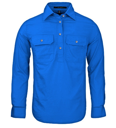 RM300CF-Ladies Pilbara Closed Front L/S Shirts