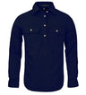 RM300CF-Ladies Pilbara Closed Front L/S Shirts