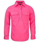 RM300CF-Ladies Pilbara Closed Front L/S Shirts