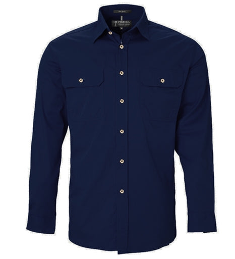 RM500BT-Men's Pilbara Longsleeve (Open Front)