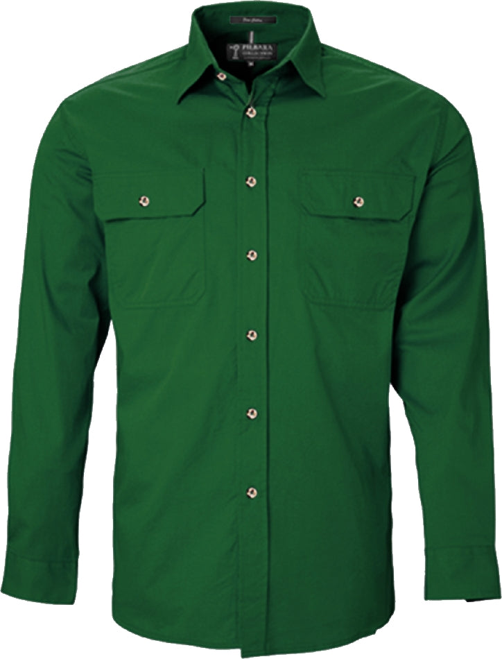 RM500BT-Men's Pilbara Longsleeve (Open Front)