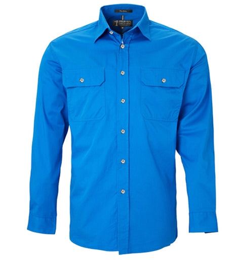 RM500BT-Men's Pilbara Longsleeve (Open Front)