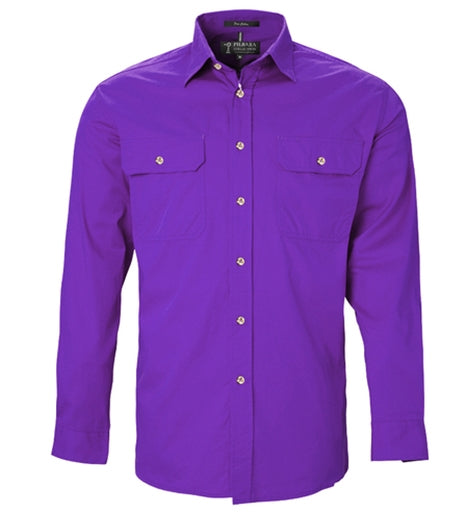 RM500BT-Pilbara Shirt for Men (Open Front)