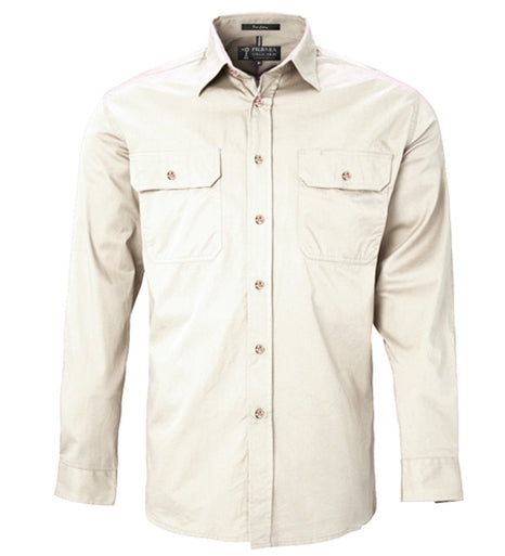 RM500BT-Pilbara Shirt for Men (Open Front)