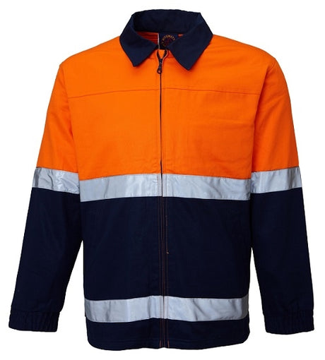 RM5071R-2 Tone 100% Cotton Drill Jackets with 3M 8910 Reflective Tape