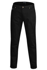 RMPC014-Men's Cotton Stretch Jeans Mid Rise - Straight Leg - Classic Fit