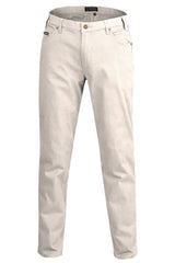 RMPC014-Men's Cotton Stretch Jeans Mid Rise - Straight Leg - Classic Fit