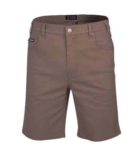 RMPC033-Men's Cotton Stretch Mid-Length Jean Shorts