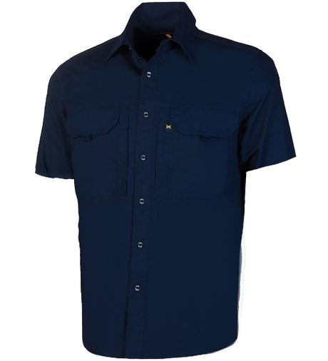 RMX002S-RMX New Generation Flexible Fit Utility Shirt, Solid Colour Short Sleeve