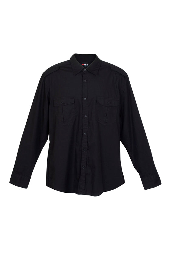 S001ML-Mens Military Long Sleeve Shirts