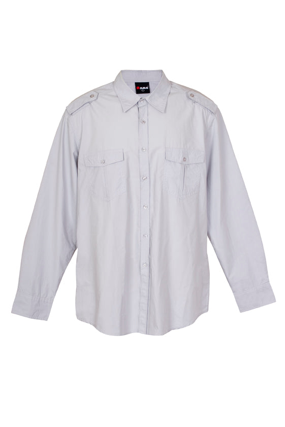 S001ML-Mens Military Long Sleeve Shirts