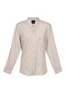 S002FL-Ladies Military Long Sleeve  Shirt