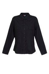 S002FL-Ladies Military Long Sleeve  Shirt