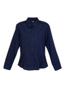 S002FL-Ladies Military Long Sleeve  Shirt