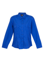 S002FL-Ladies Military Long Sleeve  Shirt