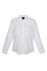 S002FL-Ladies Military Long Sleeve  Shirt