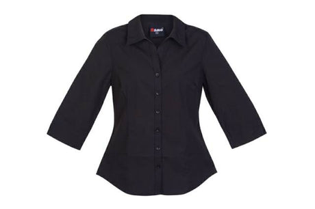 S004FQ-Ladies 3/4 Sleeve Shirts