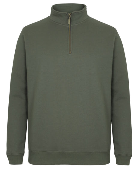 S3FSZ-C Of C Brass 1/2 Zip Sweat