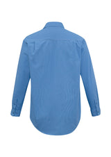 SH816-Mens Micro Check Long Sleeve Shirt