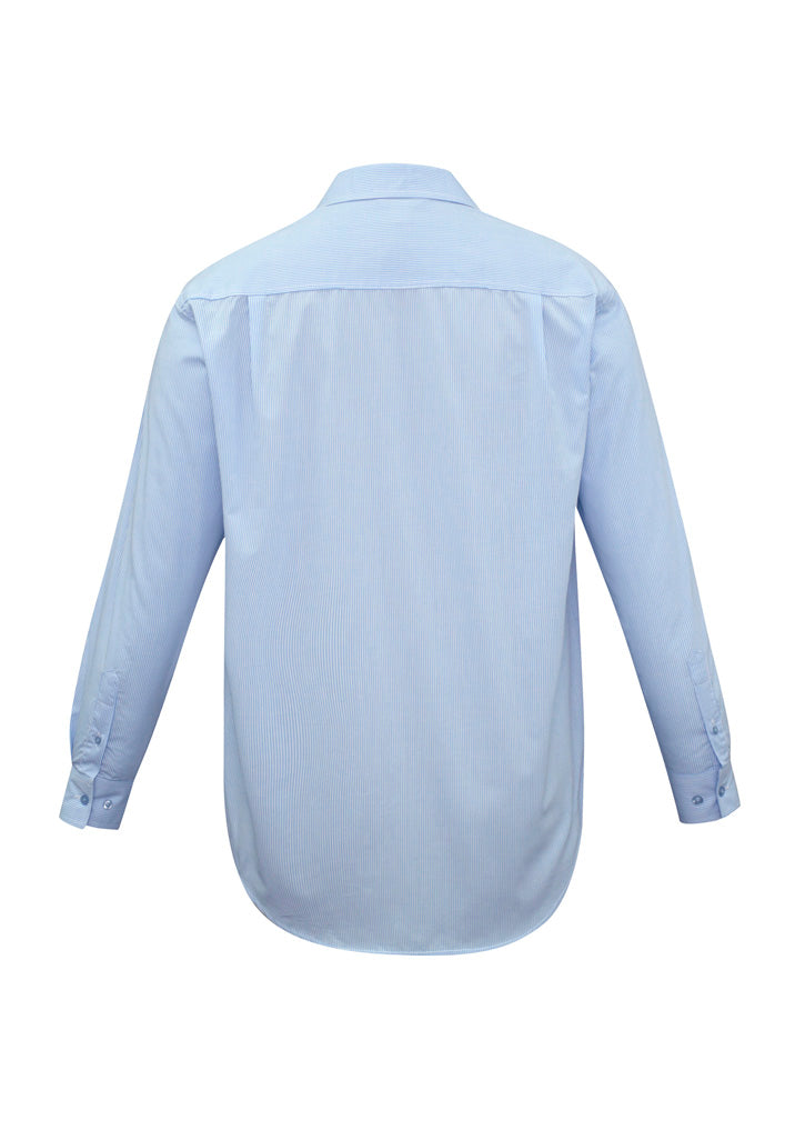 SH816-Mens Micro Check Long Sleeve Shirt