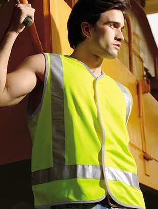 SJ0322-Hi-Vis Vest With Reflective Tape