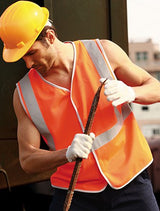 SJ0323-Hi-Vis Vest With Crossing Tape