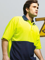 SP0359-Hi-Vis Poly/Cotton Polo -Short Sleeve