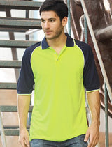 SP0543-Hi-Vis Raglan Sleeve Polo