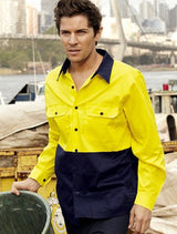 SS1013-Hi-Vis Cotton Twill Shirt L/S