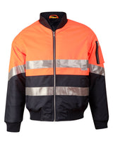 AIW SW16A HI-VIS TWO TONE FLYING JACKET WITH 3M TAPES