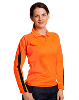 SW34A HI-VIS LEGEND LONG SLEEVE POLO Ladies'