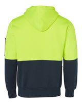 SW38 HI-VIS TWO TONE FLEECY HOODIE UNISEX