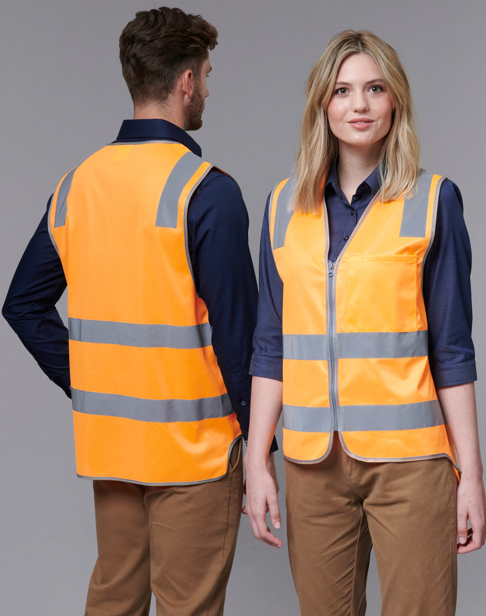 SW40 Vic Rail Hi Vis Safety Vest- Unisex