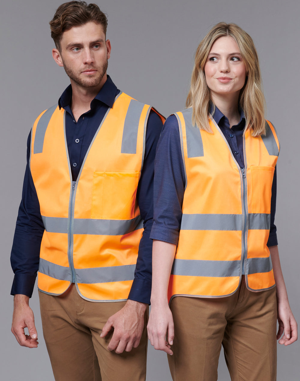 SW40 Vic Rail Hi Vis Safety Vest- Unisex