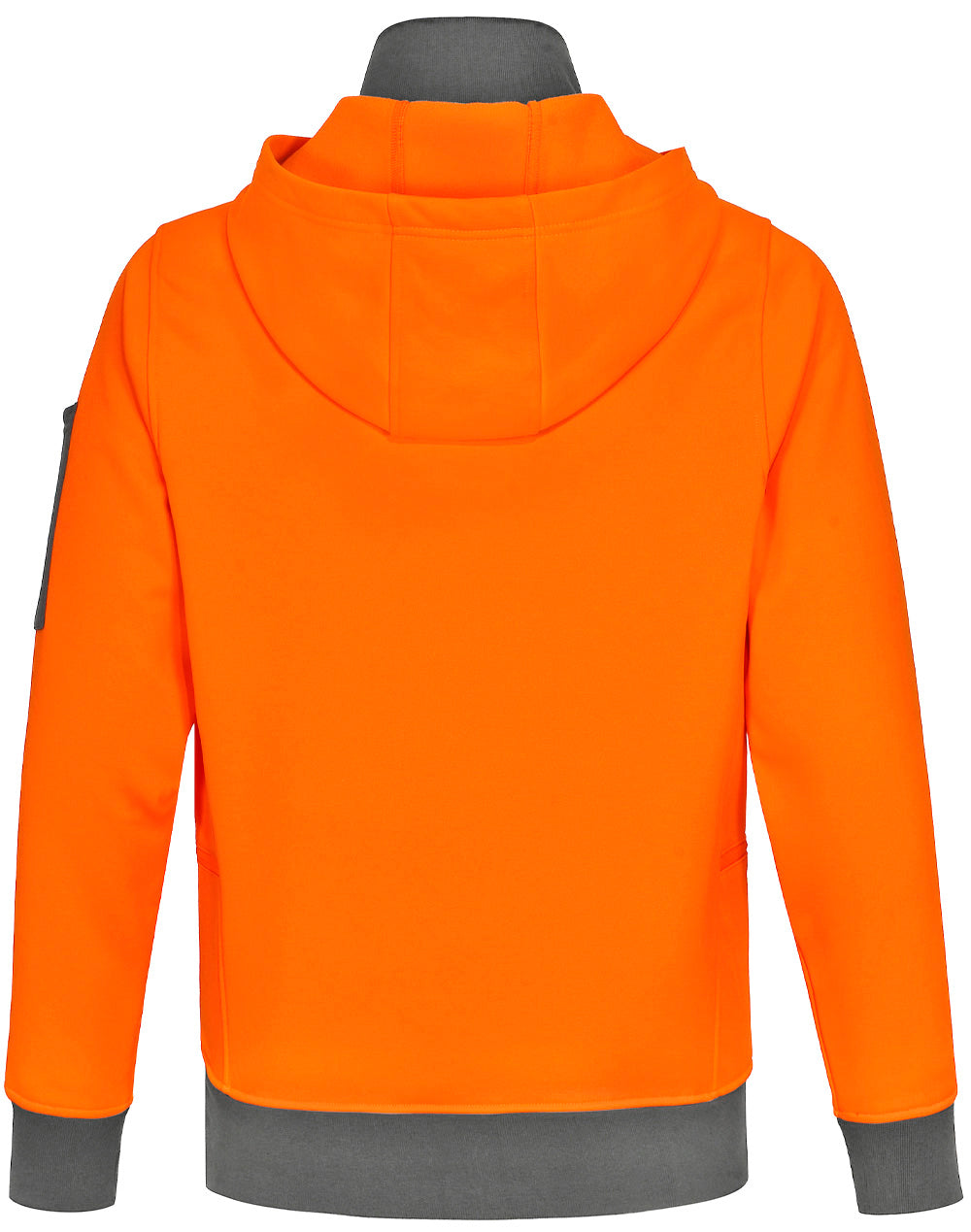 SW78 UNISEX HI VIS ¼ ZIP PREMIUM FLEECE HOODIE