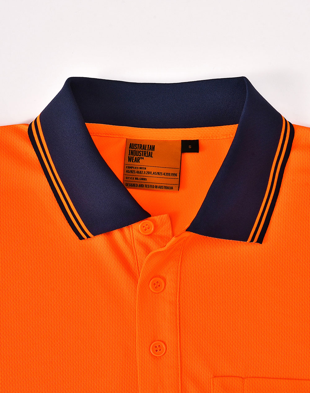 SW85 UNISEX COOLDRY SEGMENTED SS POLO
