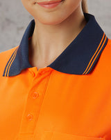SW85 UNISEX COOLDRY SEGMENTED SS POLO