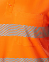 SW85 UNISEX COOLDRY SEGMENTED SS POLO