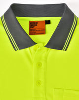 SW85 UNISEX COOLDRY SEGMENTED SS POLO