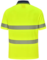 SW85 UNISEX COOLDRY SEGMENTED SS POLO