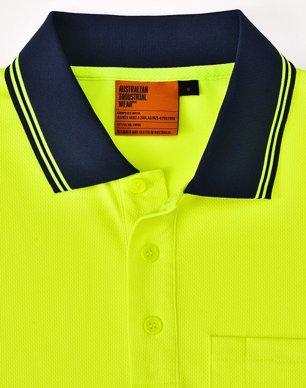 SW85 UNISEX COOLDRY SEGMENTED SS POLO