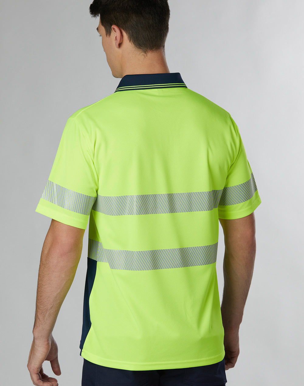 SW85 UNISEX COOLDRY SEGMENTED SS POLO