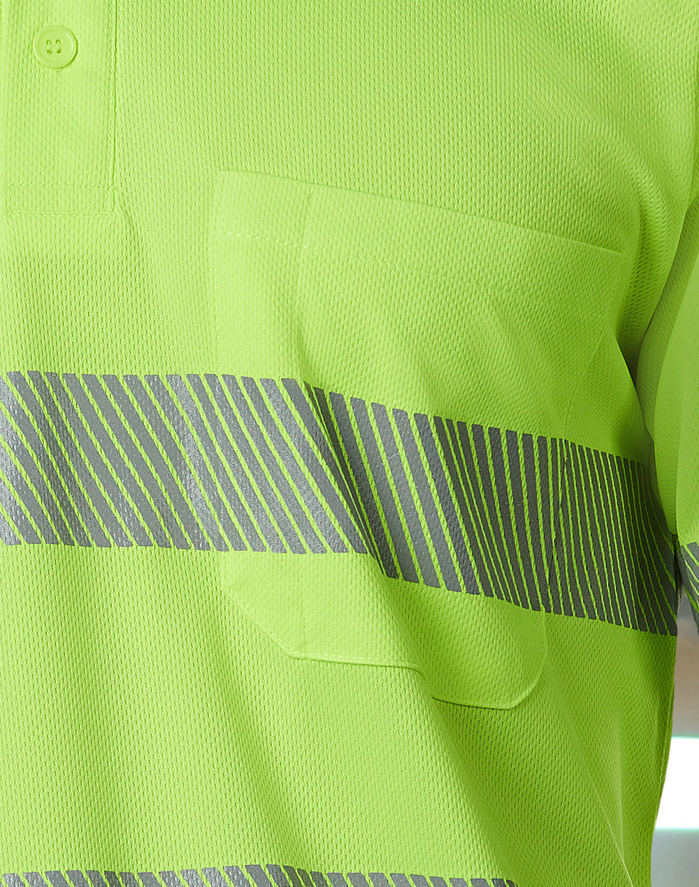 SW85 UNISEX COOLDRY SEGMENTED SS POLO