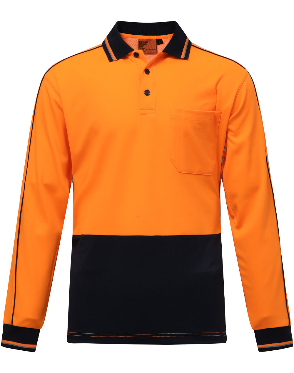 SW90 Hi-Vis Sustainable Cool-Breeze Truedry Safety L/S Polo