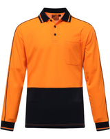 SW90 Hi-Vis Sustainable Cool-Breeze Truedry Safety L/S Polo