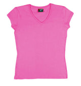 T727LD-Ladies V Neck