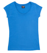 T929LD-Ladies Jersey Scoop  Neck Tee