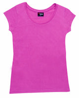 T929LD-Ladies Jersey Scoop  Neck Tee