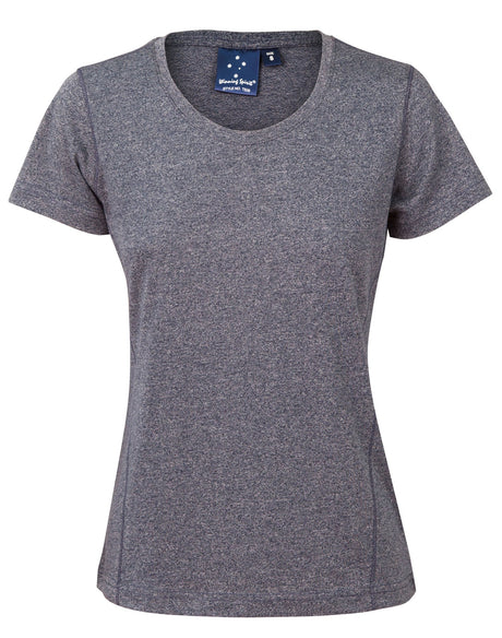 TS28 HIGH PERFORMANCE HEATHER TEE Ladies